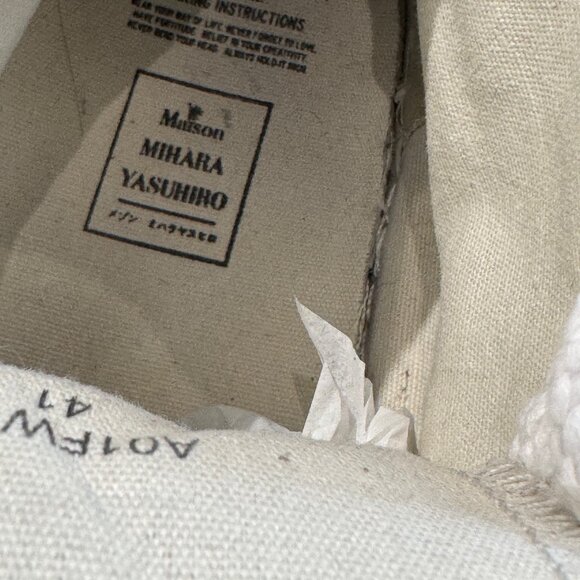 Maison Mihara Yasuhiro “Peterson” OG Sole Canvas High Sneakers - Picture 10 of 11